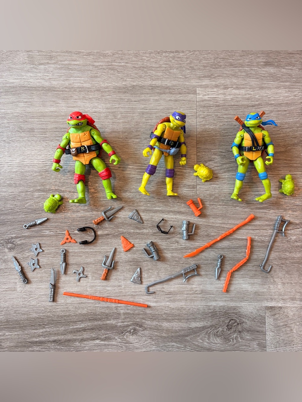 TMNT Raphael / Donatello / Leonardo action figures